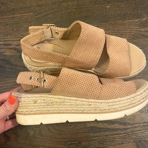 Dr Scholls wedges 7.5 worn once